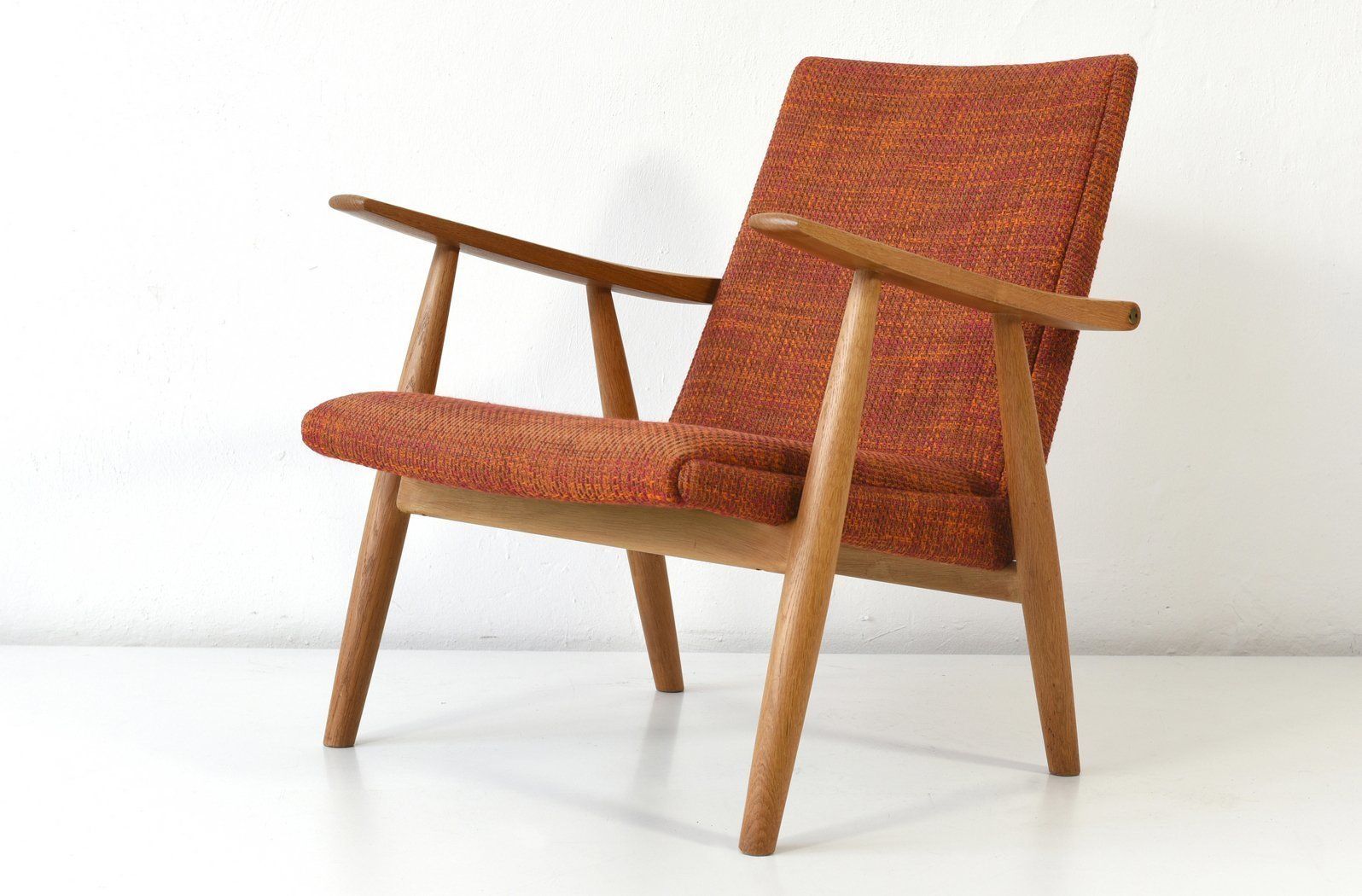 Ge 260 Easy Chair By Hans J. Wegner For Getama, 1950s