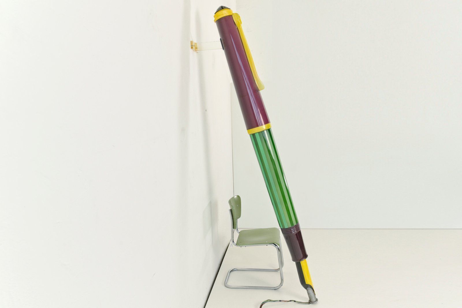 photo furniture Large German Illuminating Advertisement Fountain Pen From Günther Wagner Pelikan, 1950s