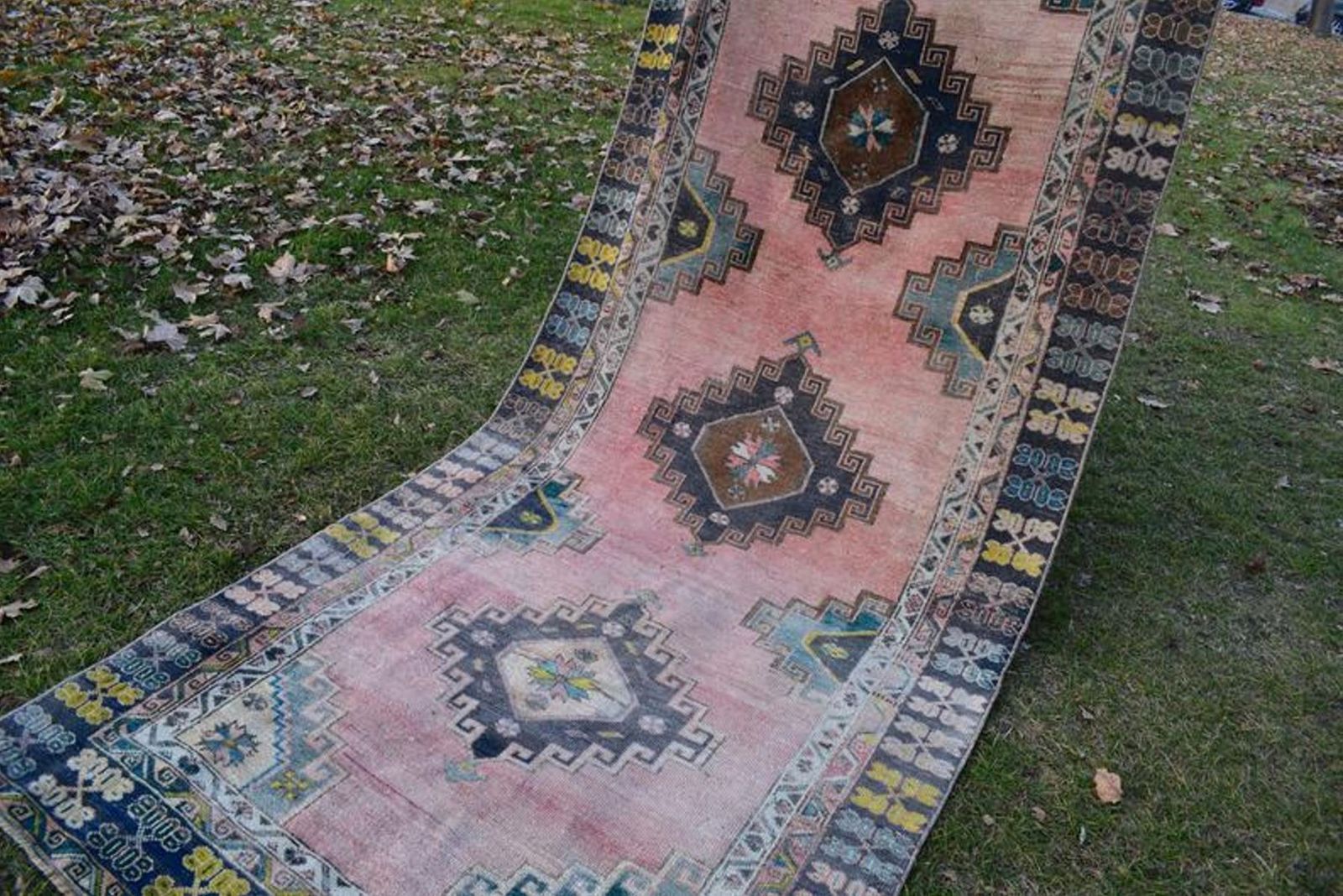 Vintage Oushak Runner Rug photo vinterior
