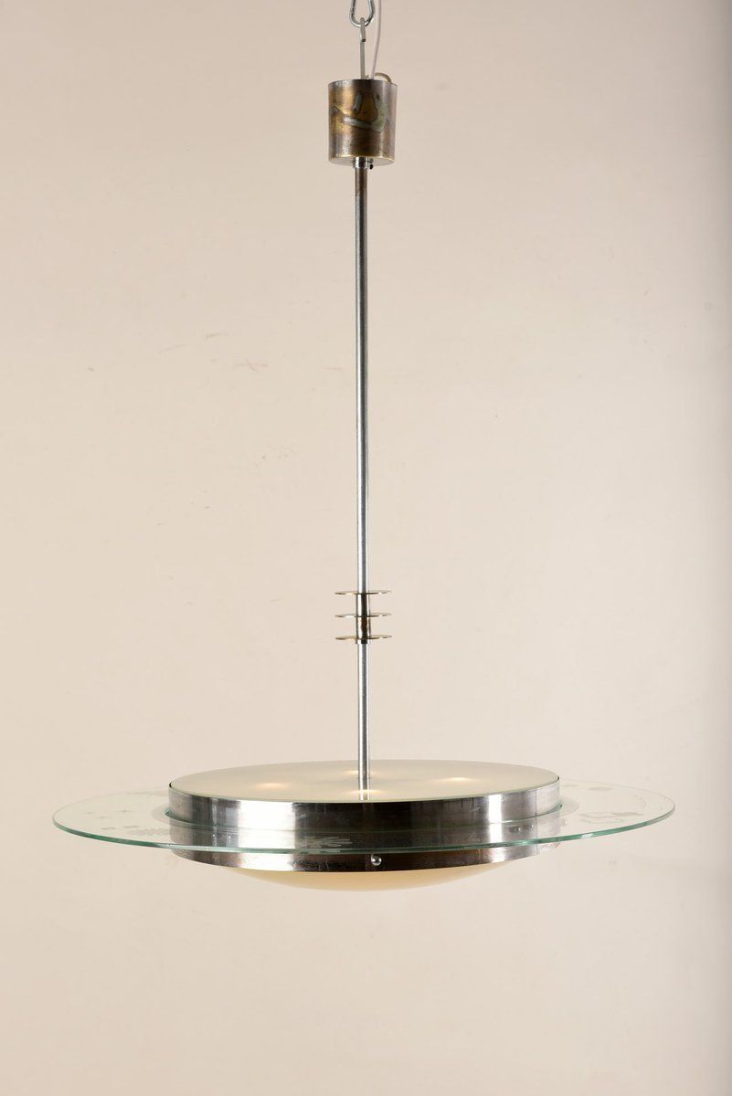 Italian Pendant Light By Pietro Chiesa For Fontana Arte, 1940s photo furniture