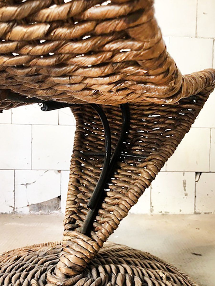 S Chair In Braided Rope By Marzio Cecchi, Italy, 1970s photo vinterior