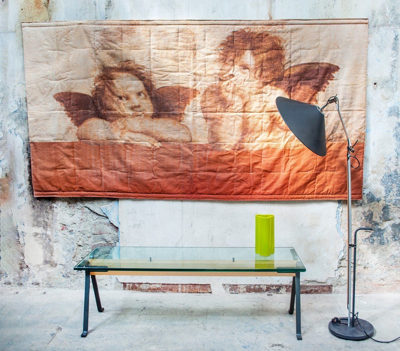 Raffaello Tapestry Van Enzo Mari Voor Interflex, Italië, 1993 photo furniture