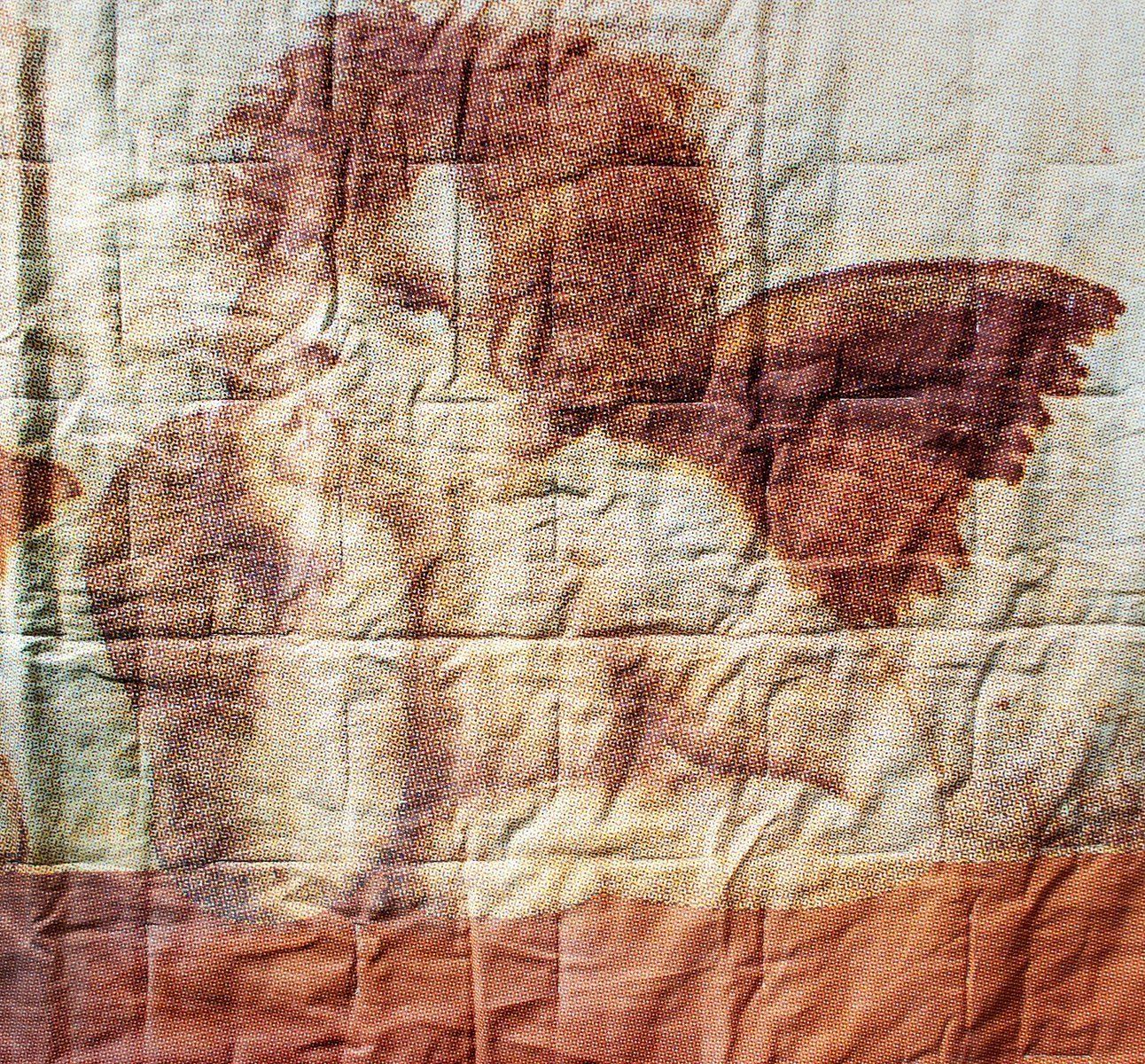 Raffaello Tapestry Van Enzo Mari Voor Interflex, Italië, 1993 photo Kunst