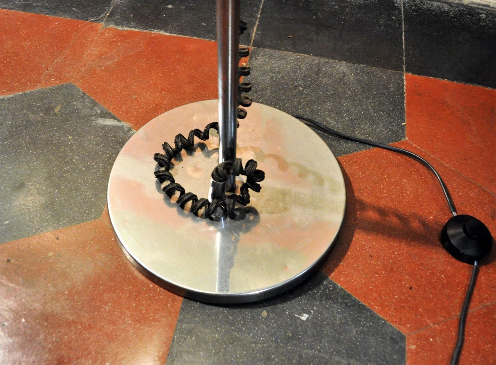 Vintage Chromed Lamp By Goffredo Reggiani For Reggiani photo 410.8