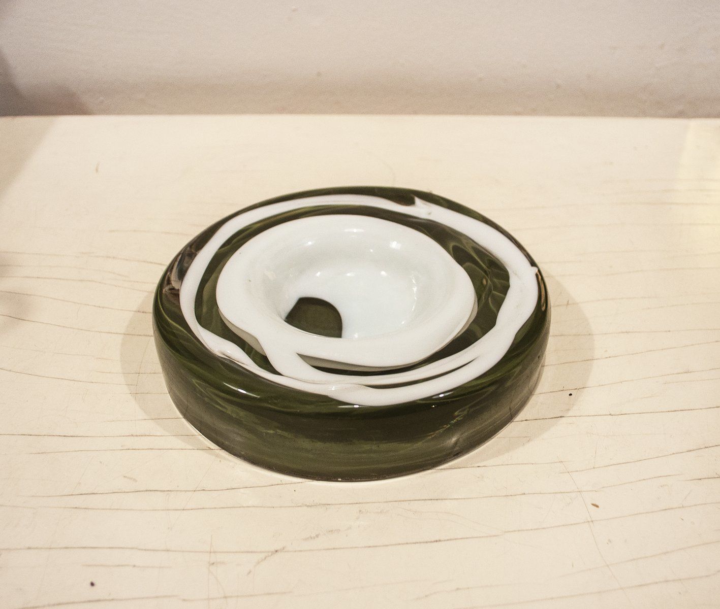 Murano Glass Ashtray From Venini, 1970s