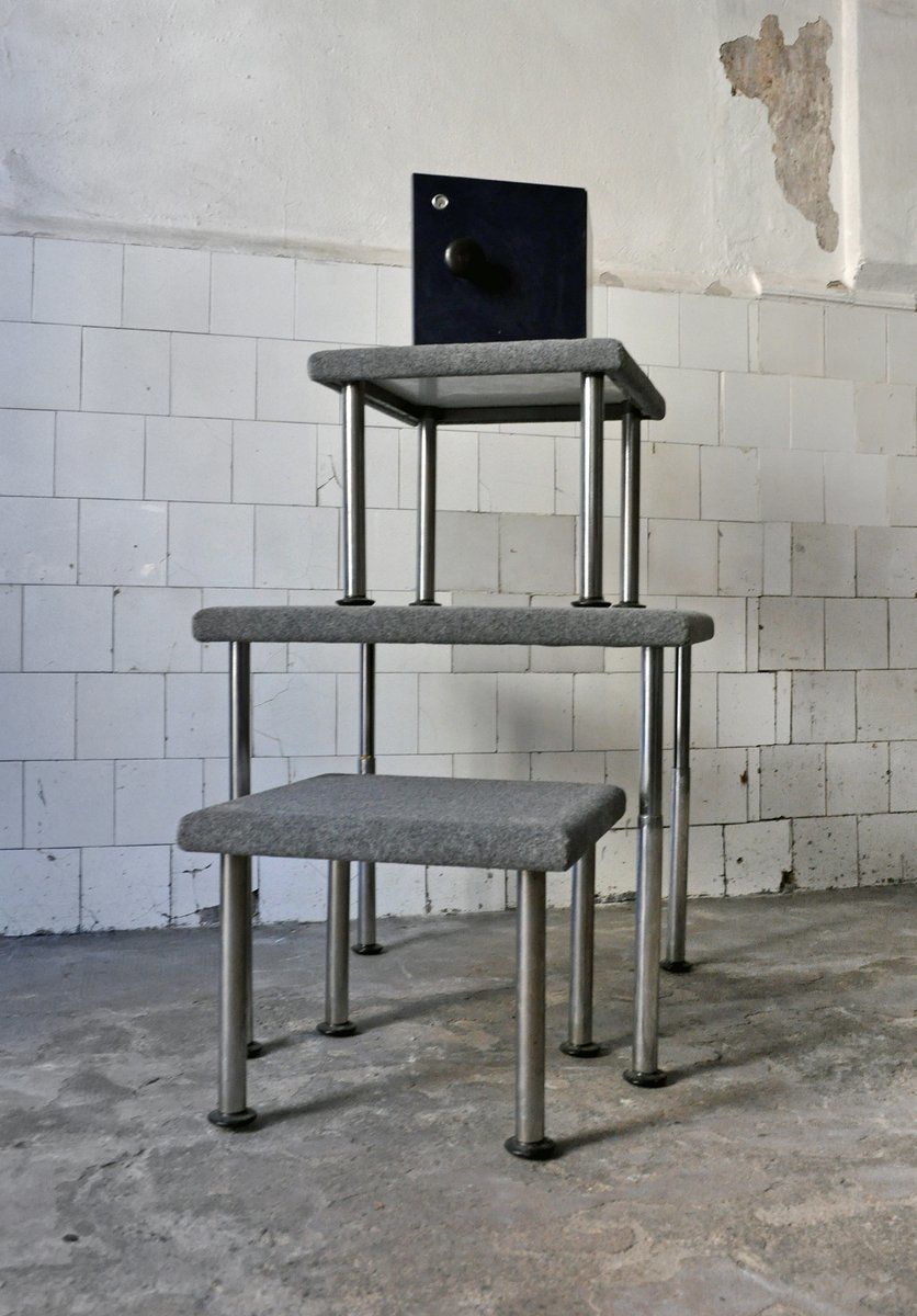 Furniture Talponia Stool By  Roberto Gabetti And Aimaro Isola For Arbo, 1969 photo