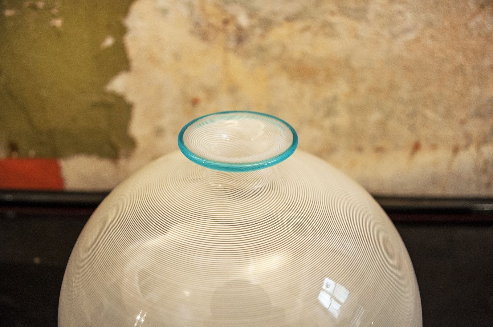 Italiaanse Murano Glazen Vaas Van Ercole Barovier Voor Barovier & Toso, Jaren 1980 photo Woonaccessoires