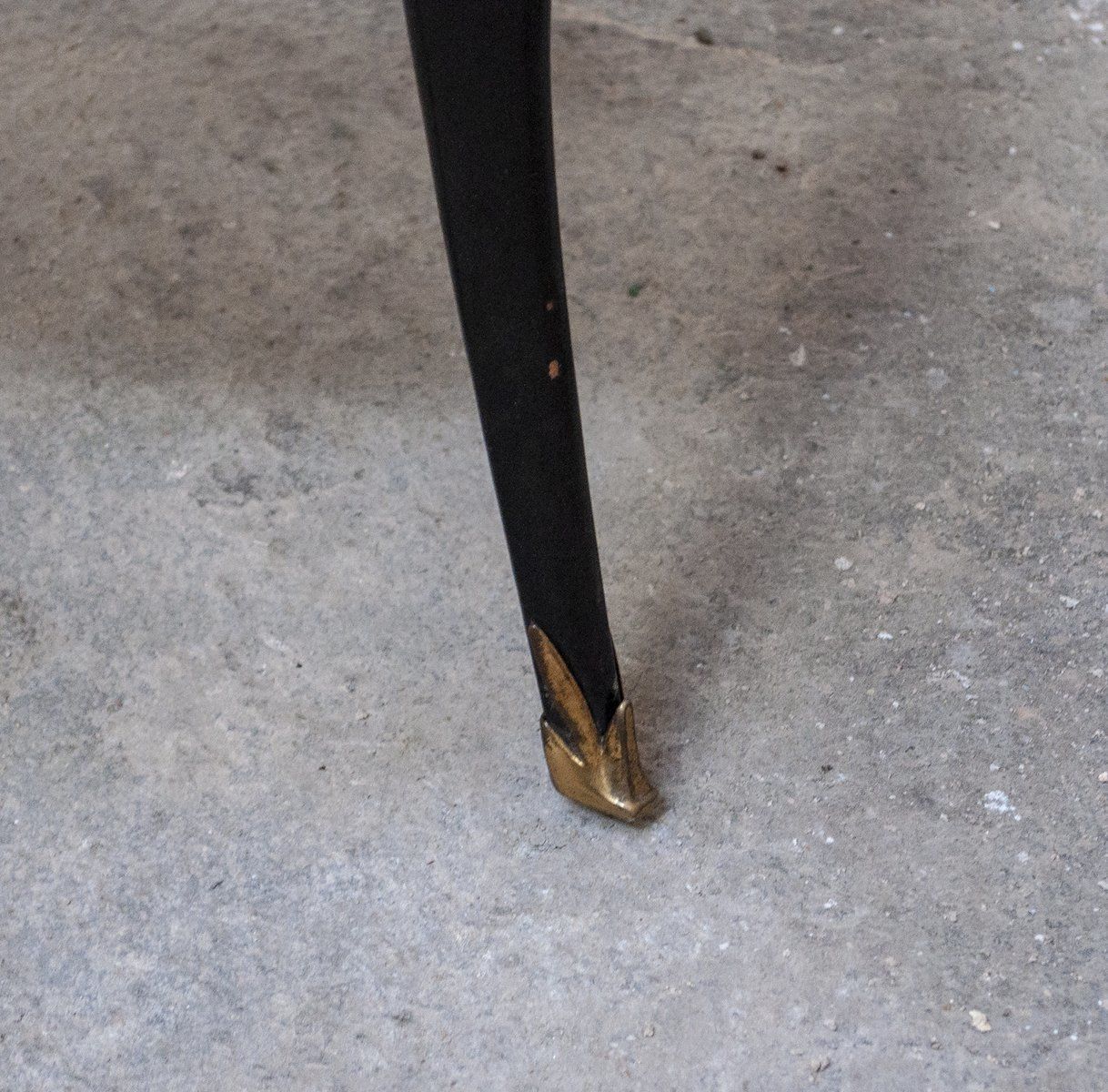 Italian Brass And Vinyl Armchairs, 1950s, Set Of 2 photo furniture