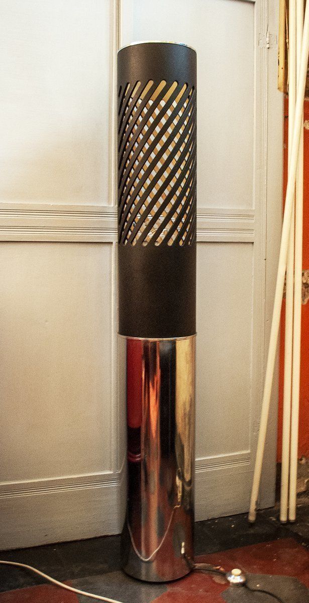 Mid Century Italiaanse Metalen Vloerlamp, Jaren 1960