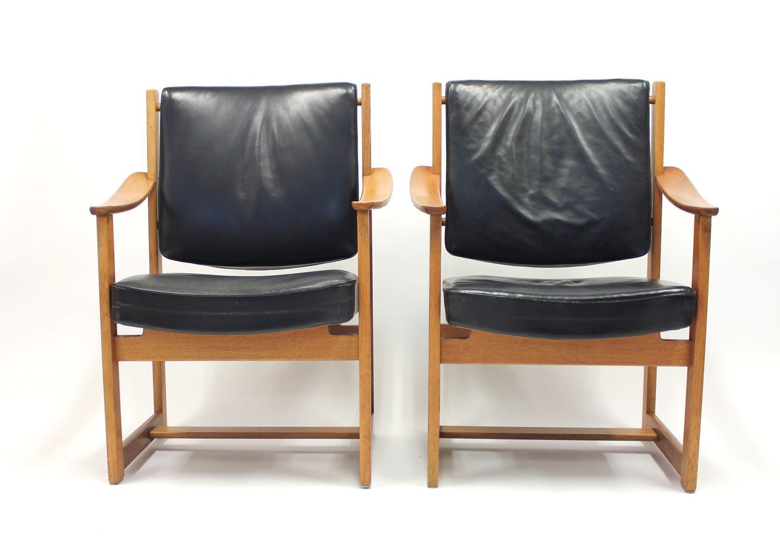 Armchairs By Sven Kai Larsen For Nordiska Kompaniet, 1960s, Set Of 2