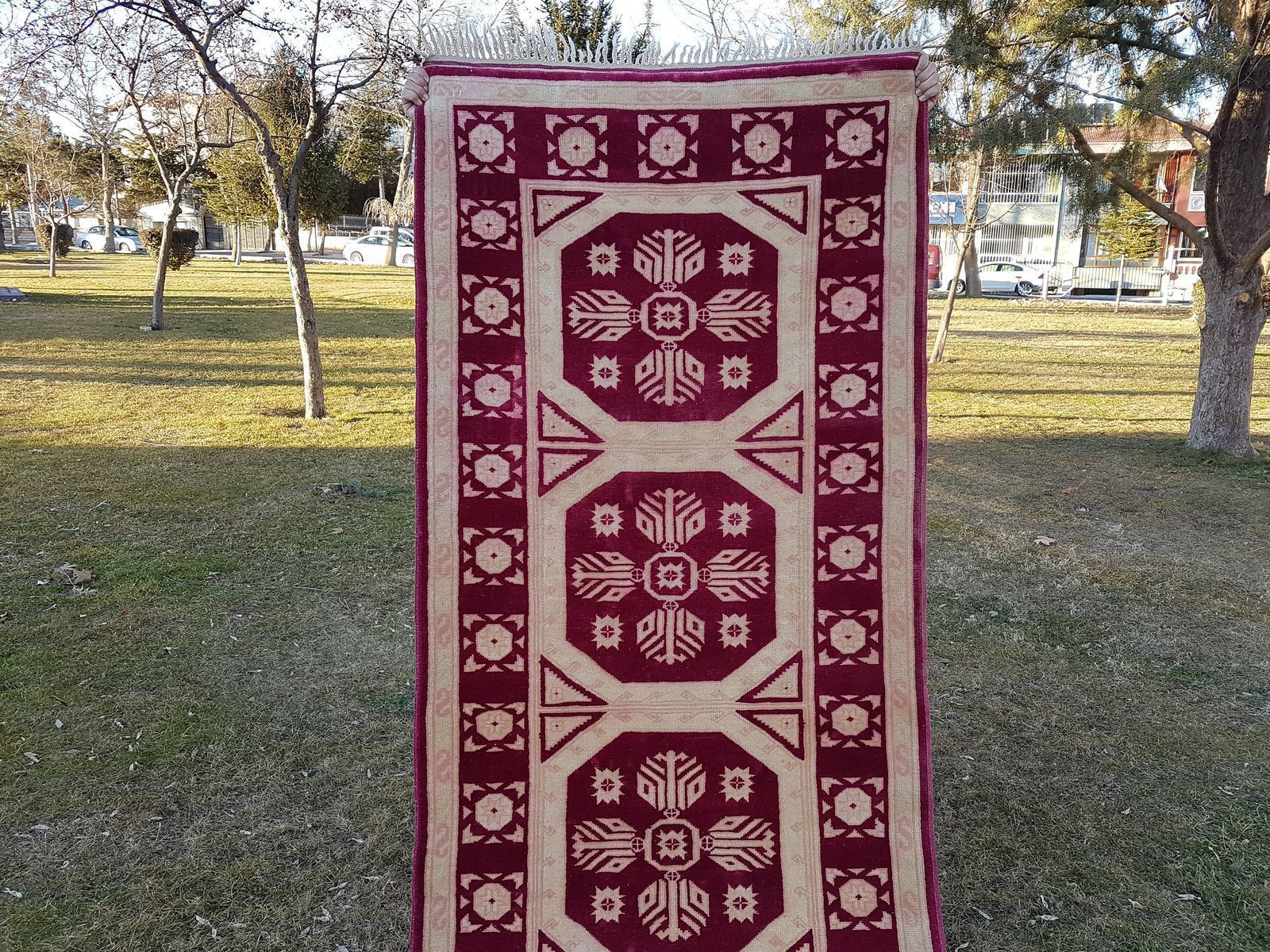 photo furniture Turkish Geometric Runner, 1970s