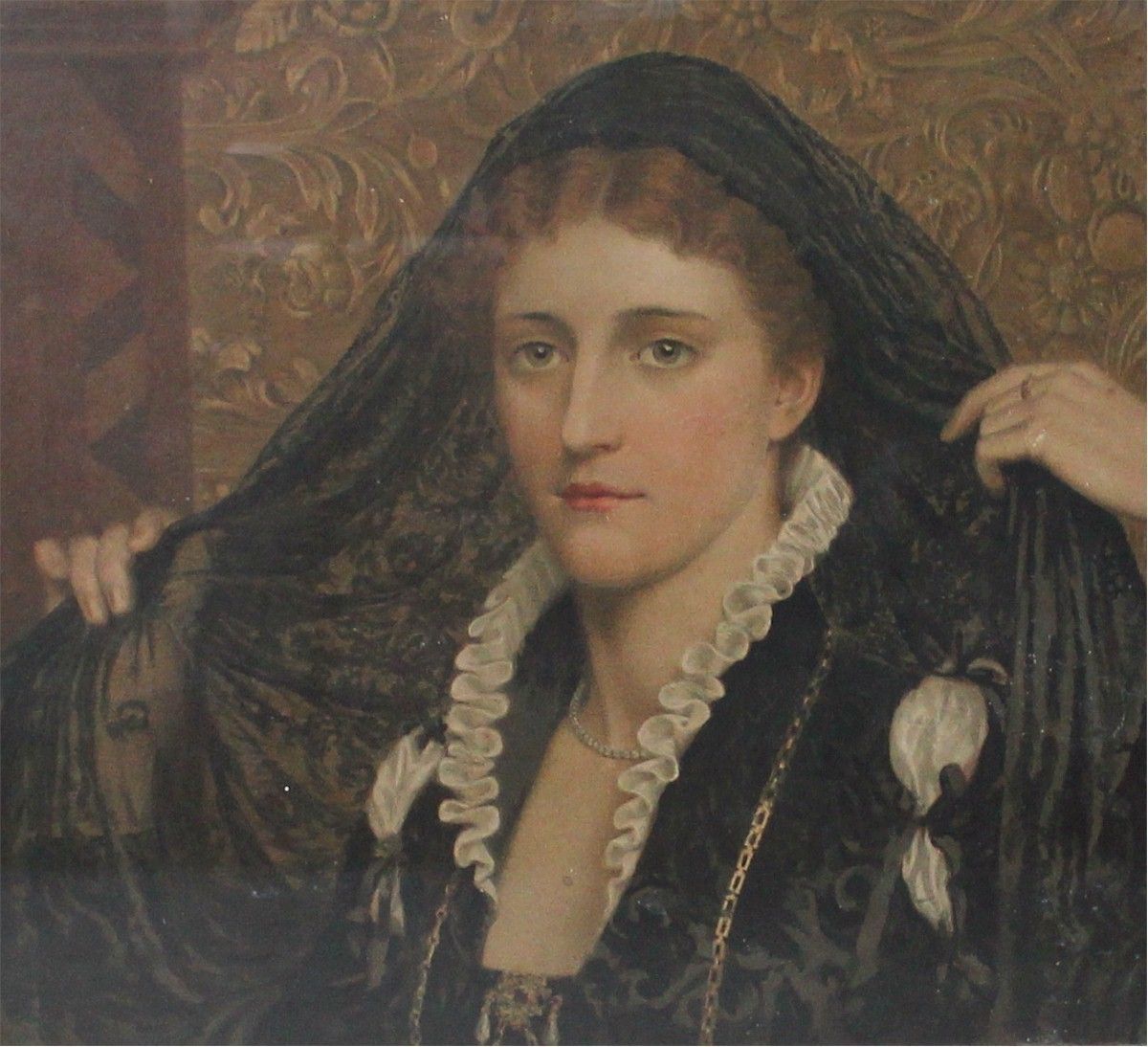 "Olivia" By E Blair Leighton Photogravure For The " Graphic "
