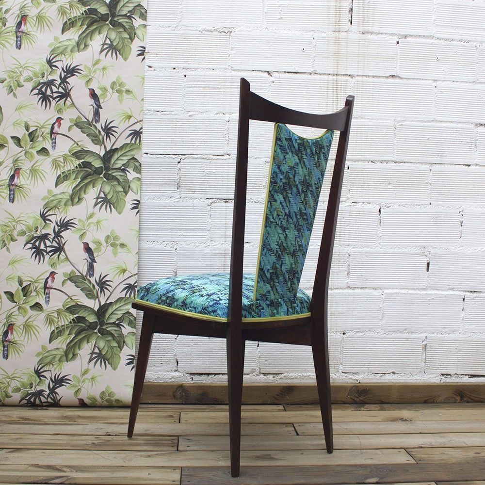 Pair Of Vintage Upholstered Chairs, France, 1960's photo 415.0