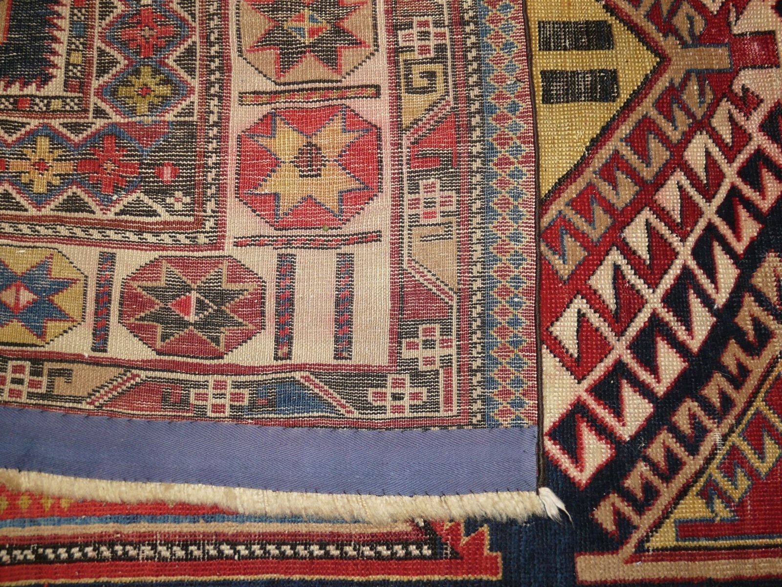 Genuine Antique Hand Knotted Caucasian Shirvan Rug   100% Wool Pile   312 X 136 Cm (10'3" X 4'6") photo 1450.0