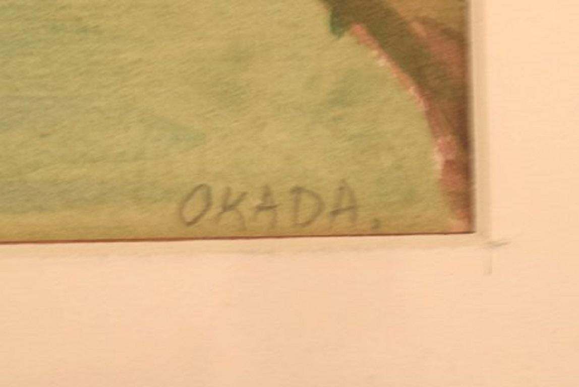 Saburosuke Okada, Japan, Watercolor On Paper, Landscape photo 1313.0