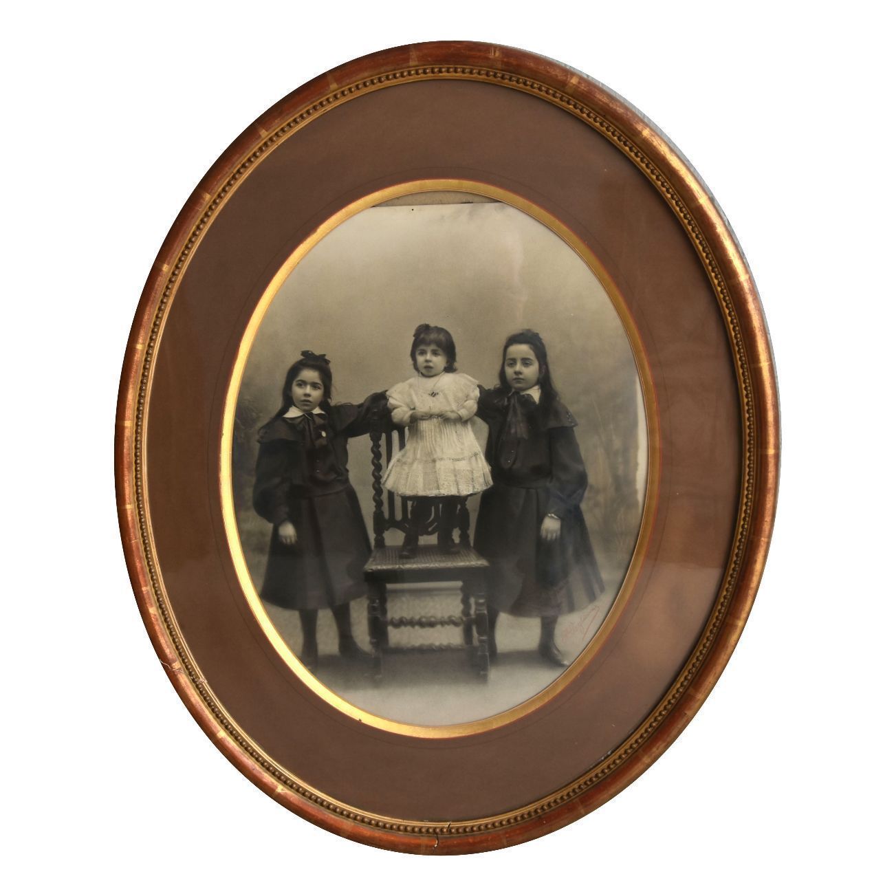 Photo Portrait Of Children Late Nineteenth