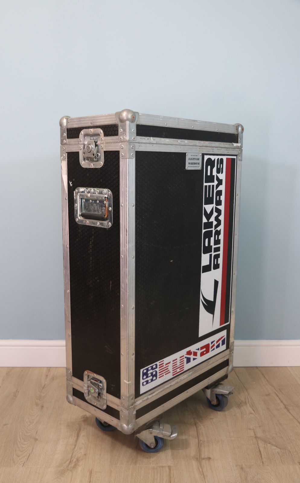 Retro Flight Case Bearing The Logo Of Laker Airways Coffee Table/Storage