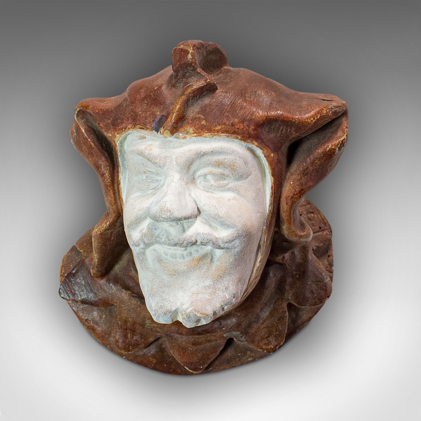 Antique Candle Holder, Continental Masque, Matchstick, Court Jester, Victorian photo furniture