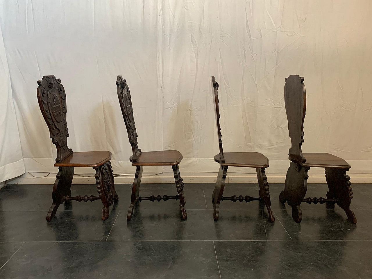 Finely Carved Neo Renaissance Chair photo 673.92