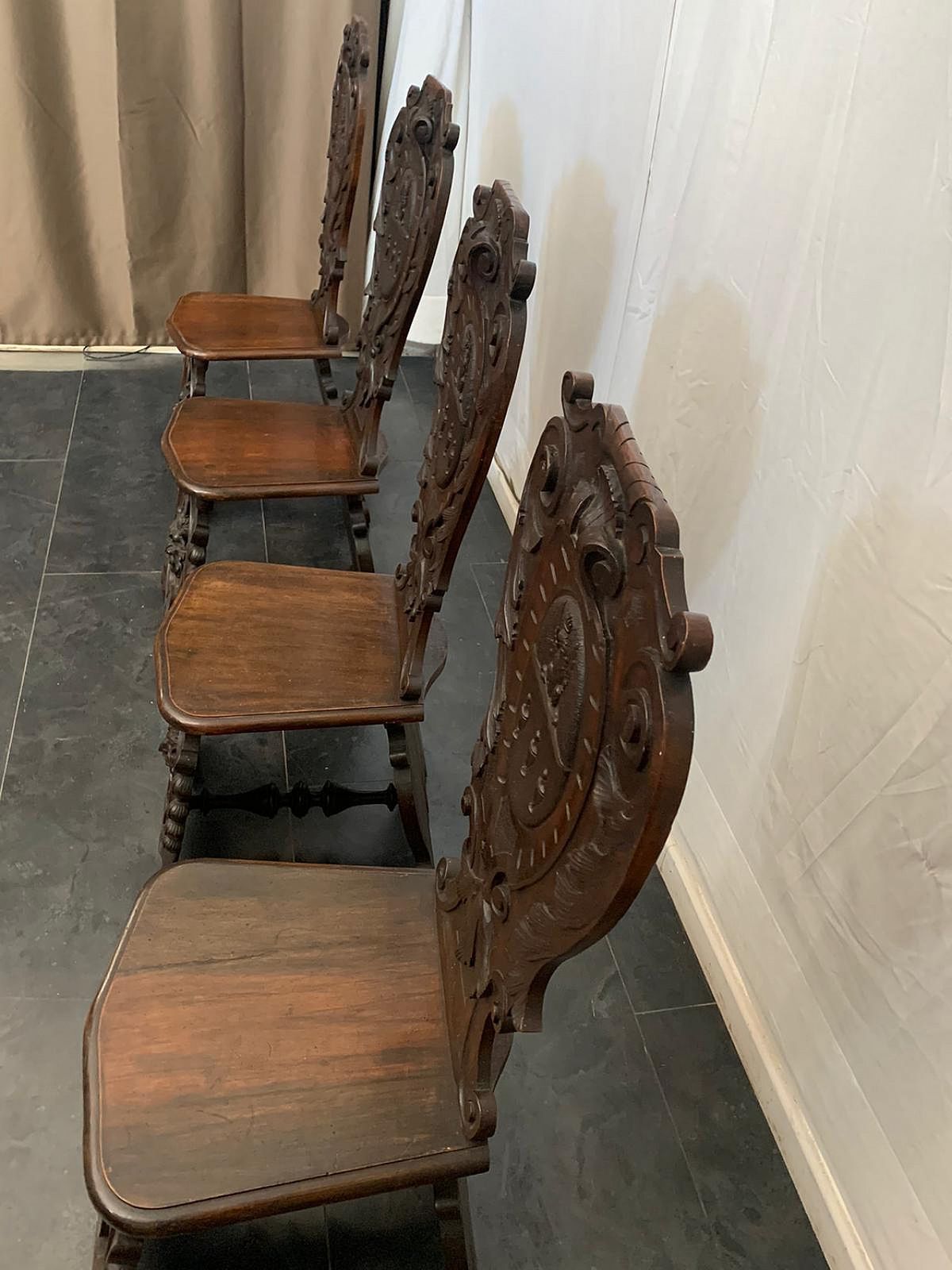 Finely Carved Neo Renaissance Chair photo vinterior