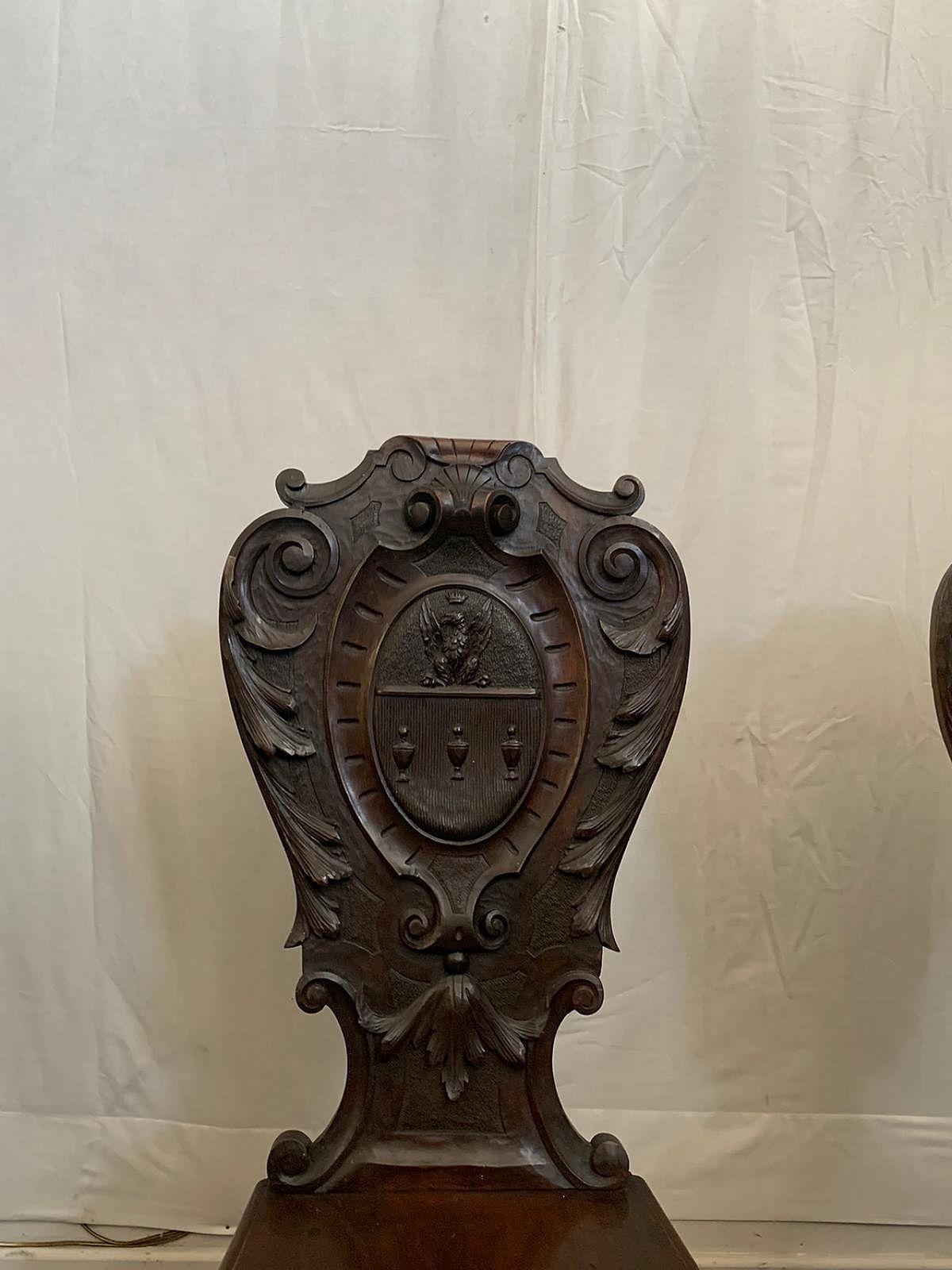 Finely Carved Neo Renaissance Chair photo buy