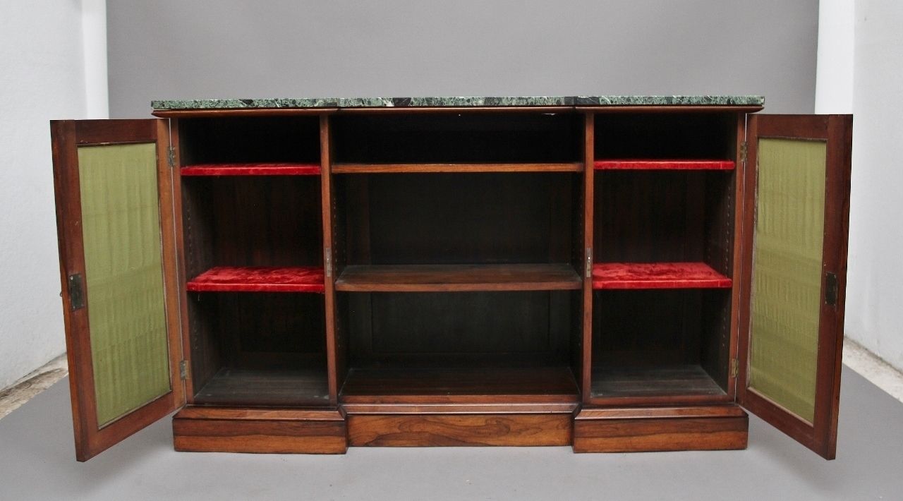 Early 19th Century Rosewood Breakfront Cabinet photo furniture