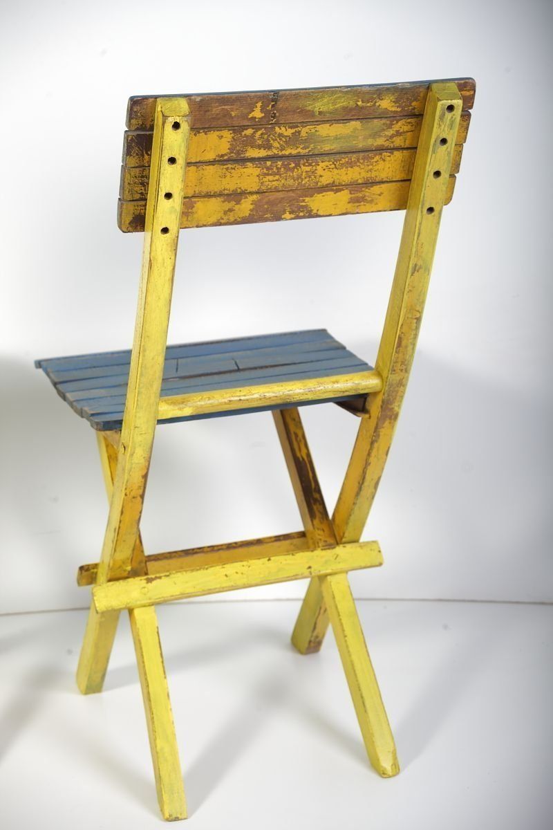 photo furniture Mid Century Klapstoelen, Set Van 2