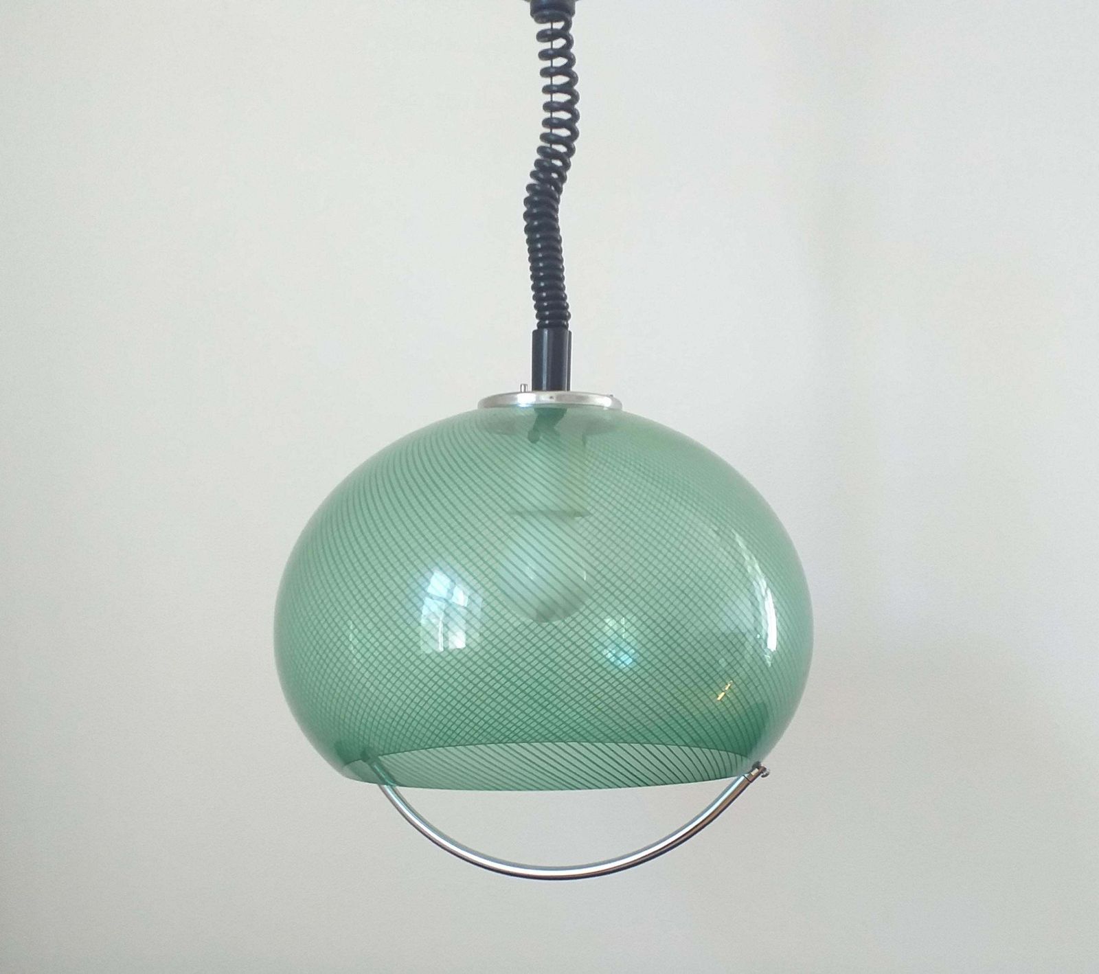 Mid Century Hanglamp Meblo, Ontworpen Door Harvey Guzzini, Italië, Jaren 1970. photo 341.0