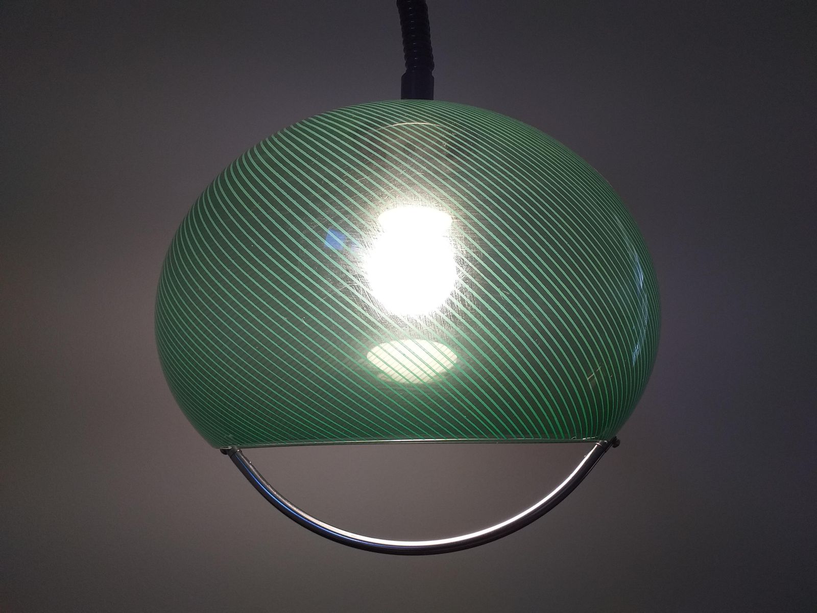 Mid Century Hanglamp Meblo, Ontworpen Door Harvey Guzzini, Italië, Jaren 1970. photo buy