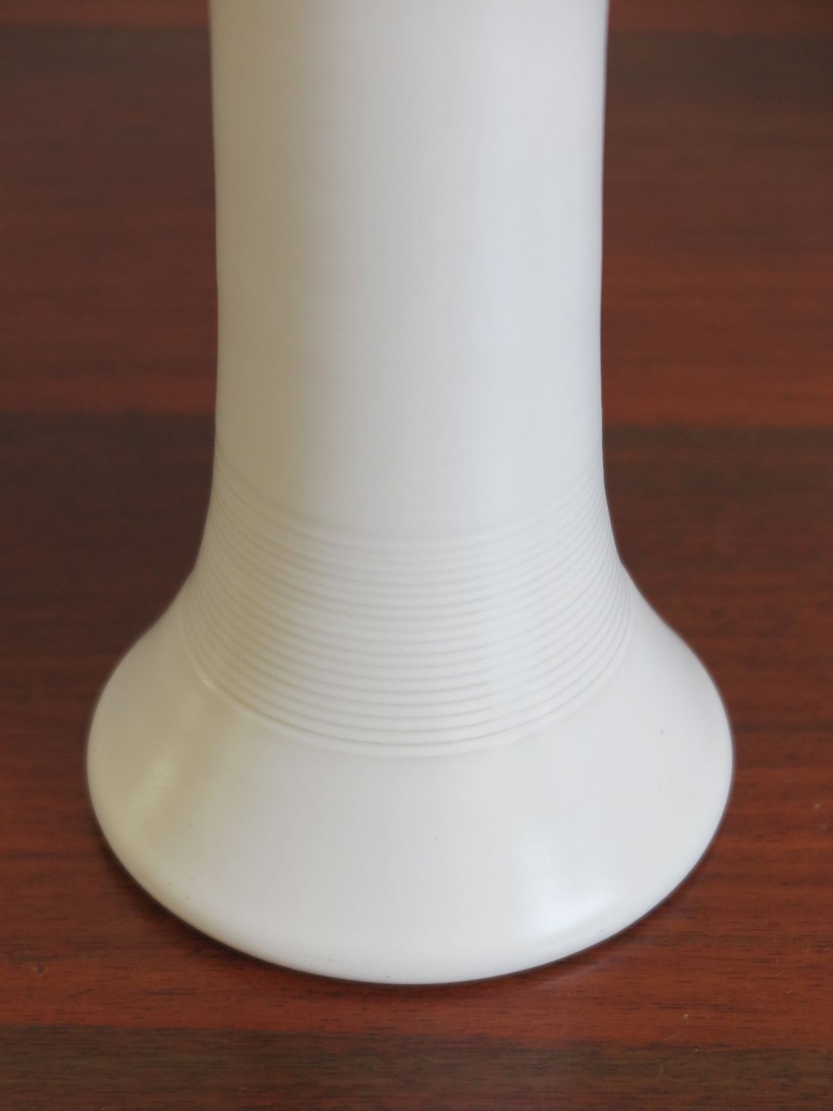 Italian White Ceramic Vase By Franco Bucci, Pesaro, Italy, 1970s photo Home Decor
