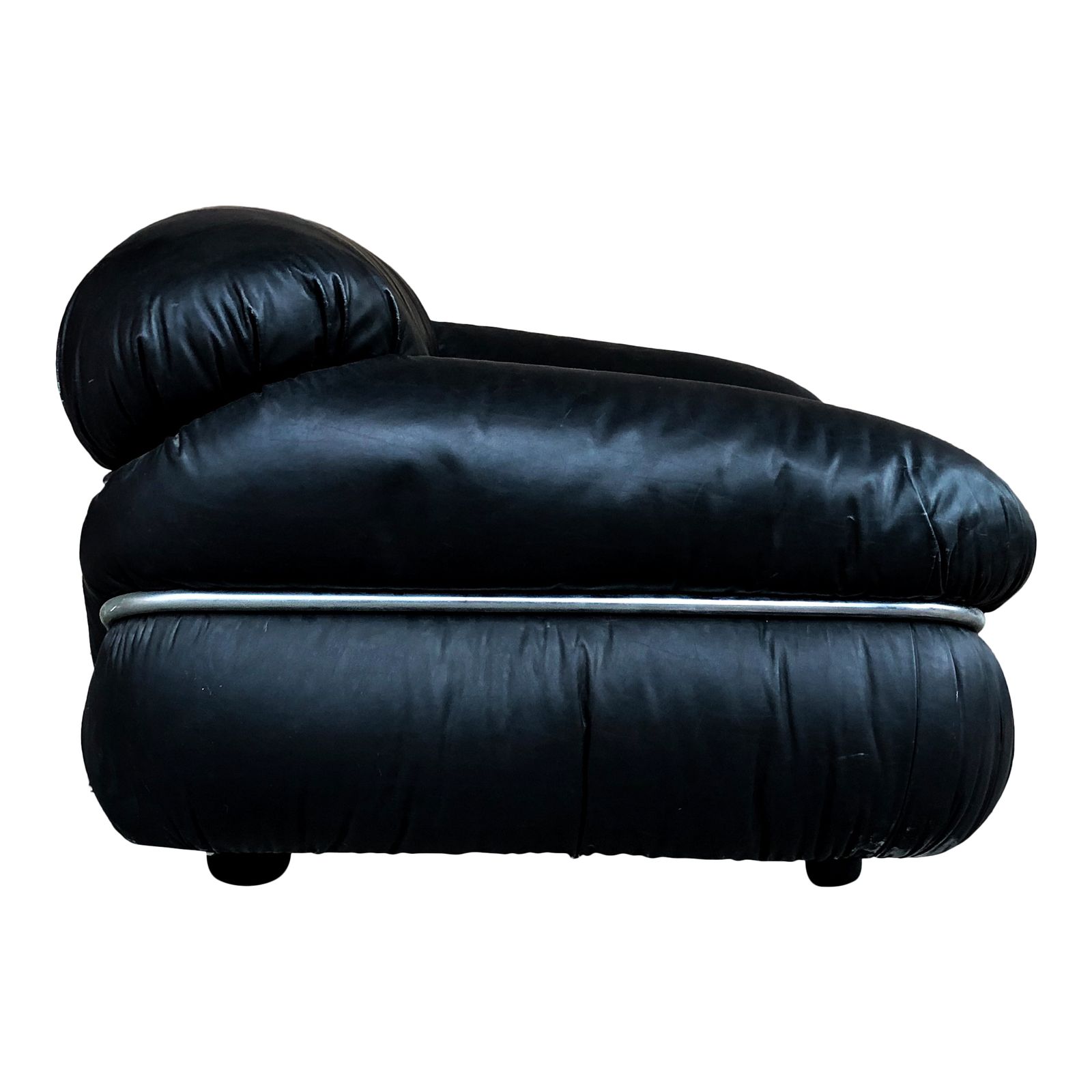 Italian Leather Sesann Sofa By Gianfranco Frattini For Cassina, 1972 photo for sale