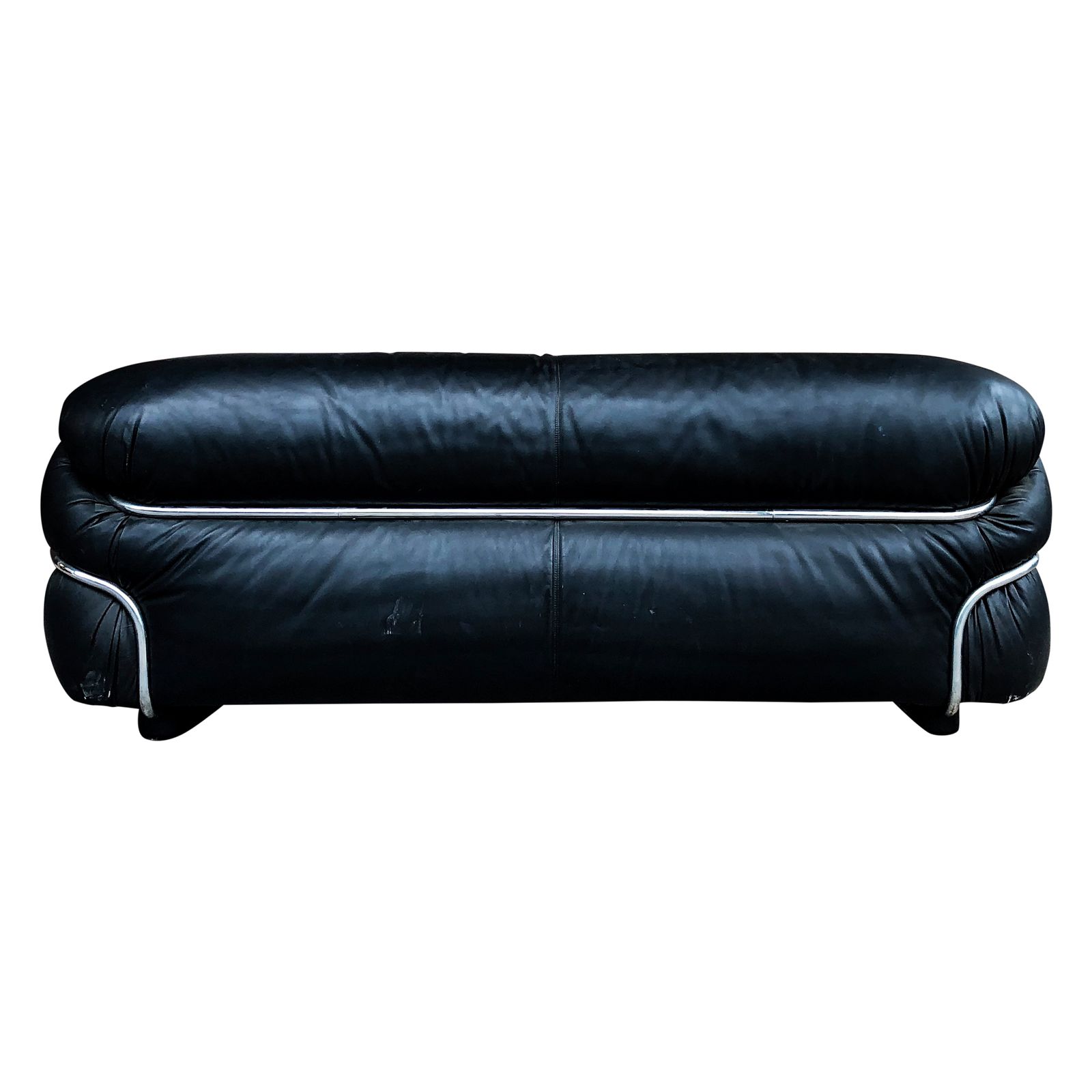 Italian Leather Sesann Sofa By Gianfranco Frattini For Cassina, 1972 photo Furniture