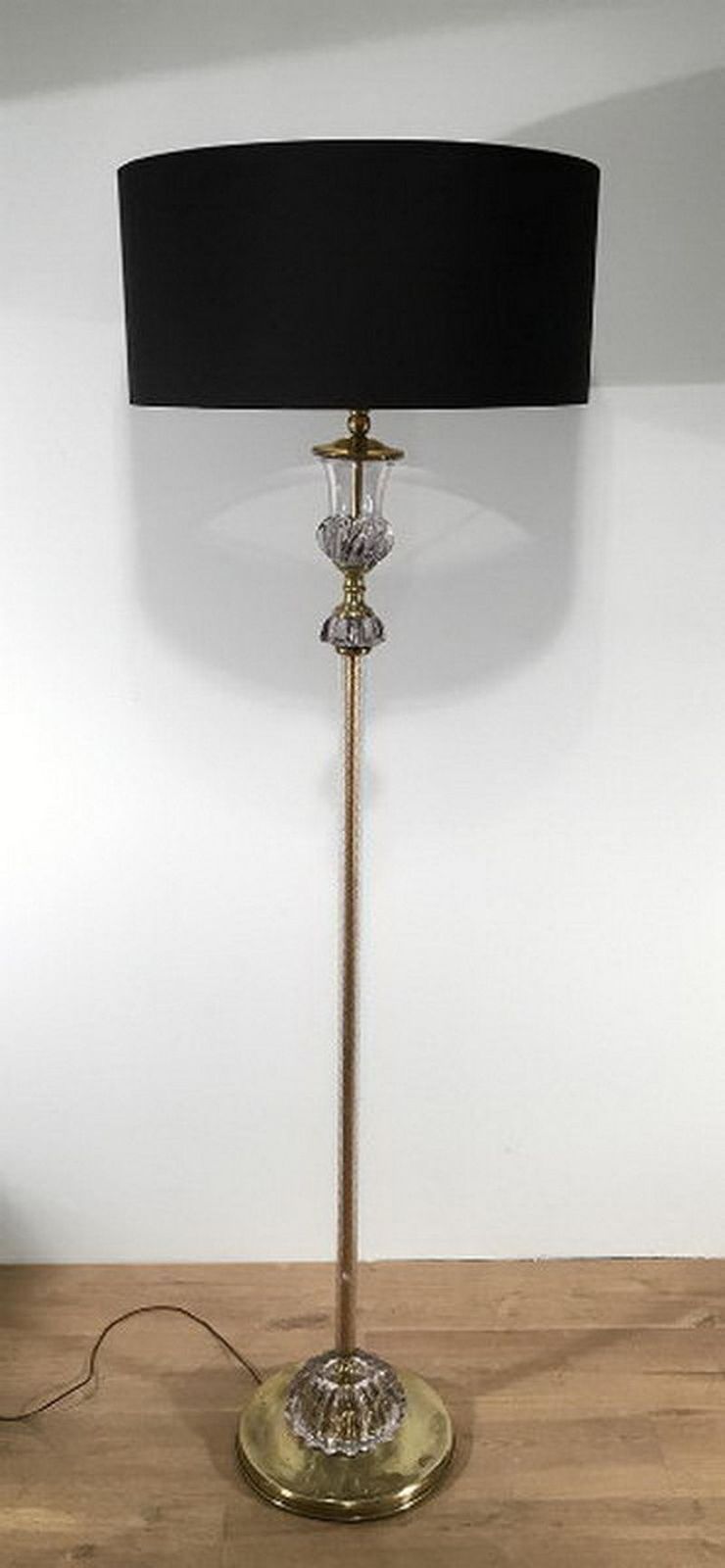 Attributed To Barovier & Toso. Murano Glass Floor Lamp. Circa 1940 photo furniture