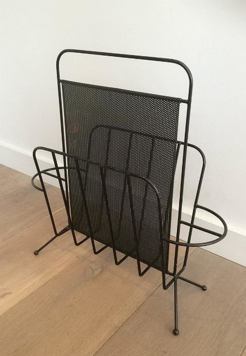 Mathieu Matégot. Magazine Rack. Circa 1950 photo furniture