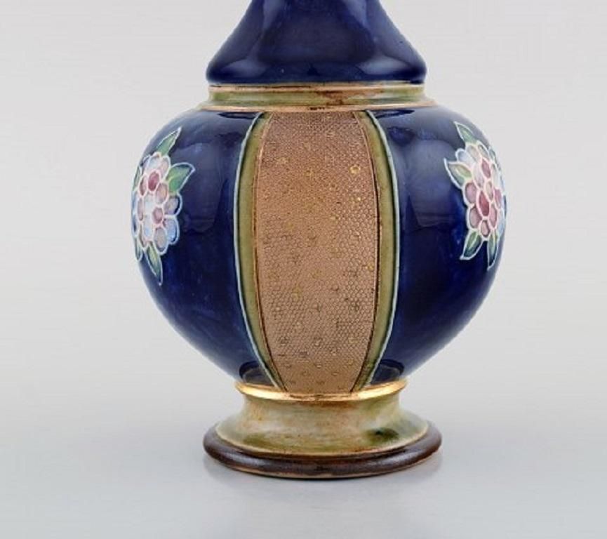 Royal Doulton, England, A Pair Of Narrow Necked Art Nouveau Vases photo buy