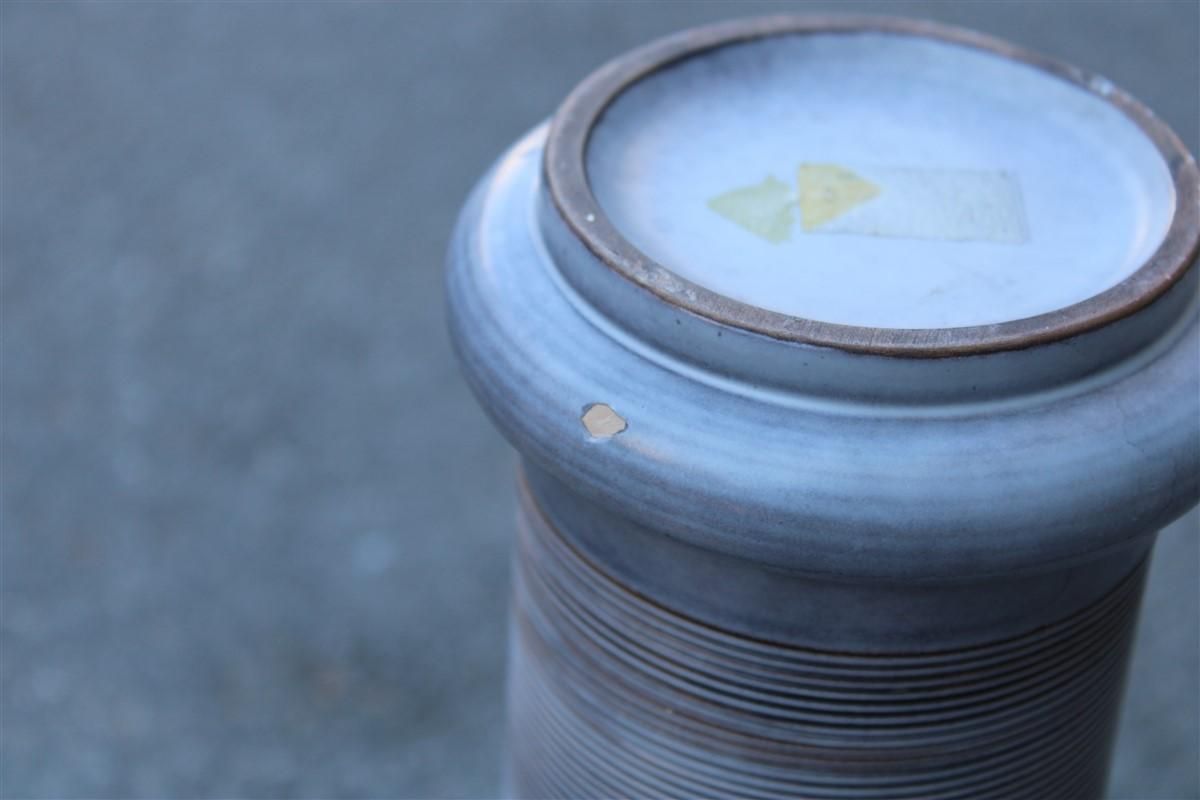 photo furniture Franco Bucci 1970 Porcelain Ashtray Jar With Lid 1970s Italian Design