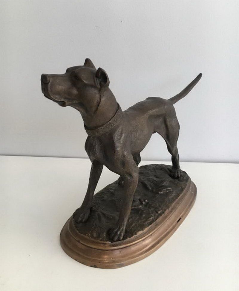 Henri Payen.(1894 1933). German Mastiff. Signed Payen à Lille On The Necklace. Circa 1920 photo Art