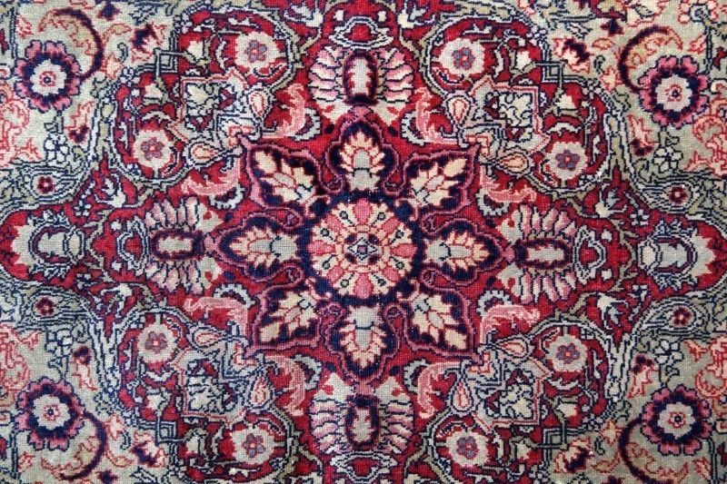 Antique Rugs Agra Oriental Carpet, Indian Carpet Rug Uk 132 X 174 Cm photo for sale