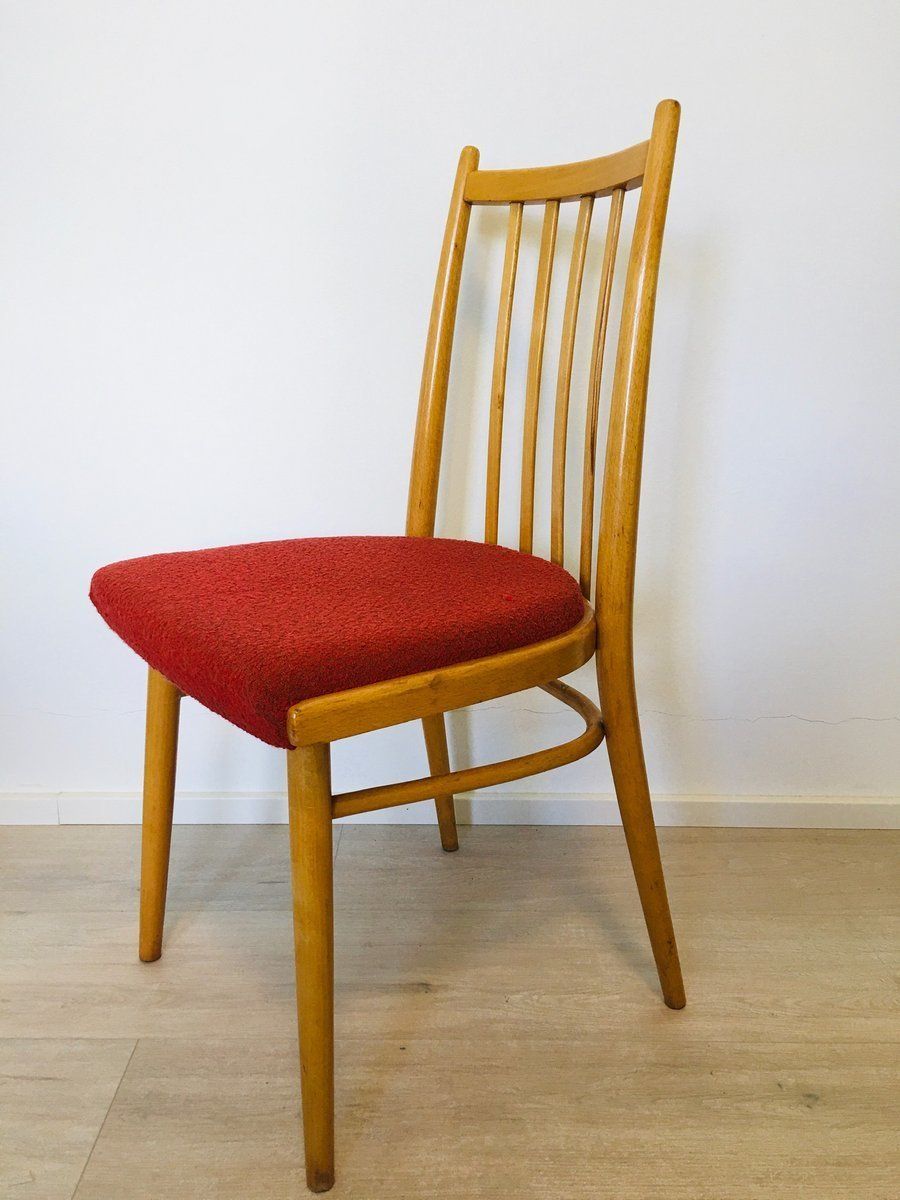 Mid Century Czech Light Blue Dining Chairs From Ton, Set Of 4 photo Furniture
