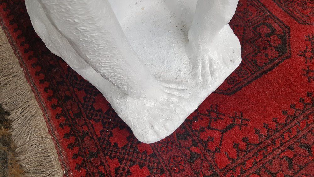 Pair Of Oversized Stone And Fibreglass Greyhounds photo for sale