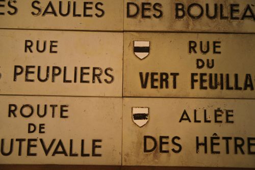 Unique Art Work Made Of An Old City Street Names Zinc Plaques photo Home Decor