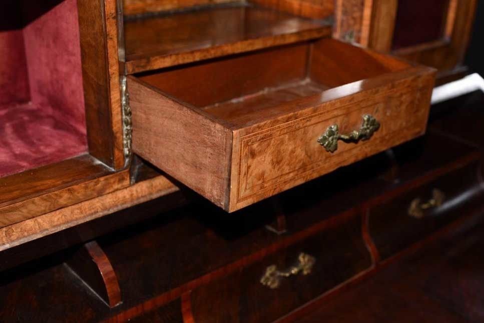 Antique French Desk   Walnut Bonheur De Jour Ladies Desk Circa 1880 photo vintage