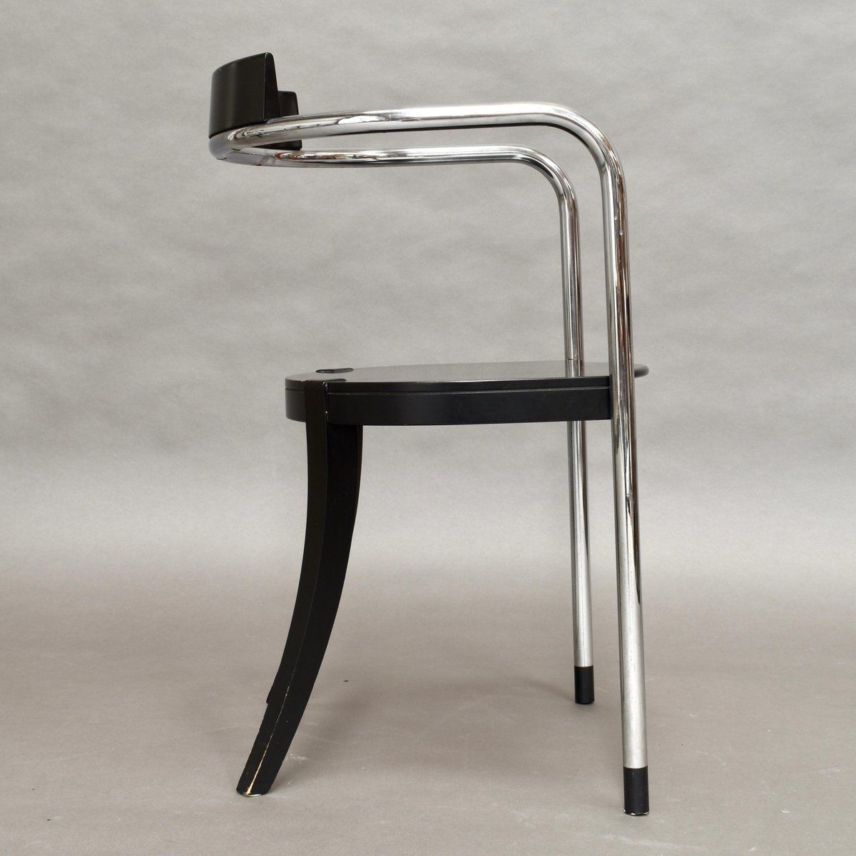 Italian Chrome Dining Chairs By David Palterer For Zanotta, 1980s, Set Of 2 photo vinterior