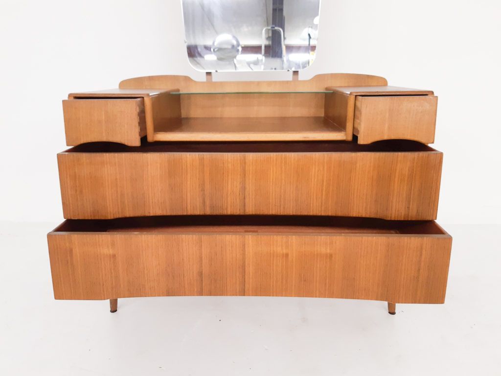 Small Dressing Table / Vanity By Gunther Hoffstead For Uniflex, photo vintage