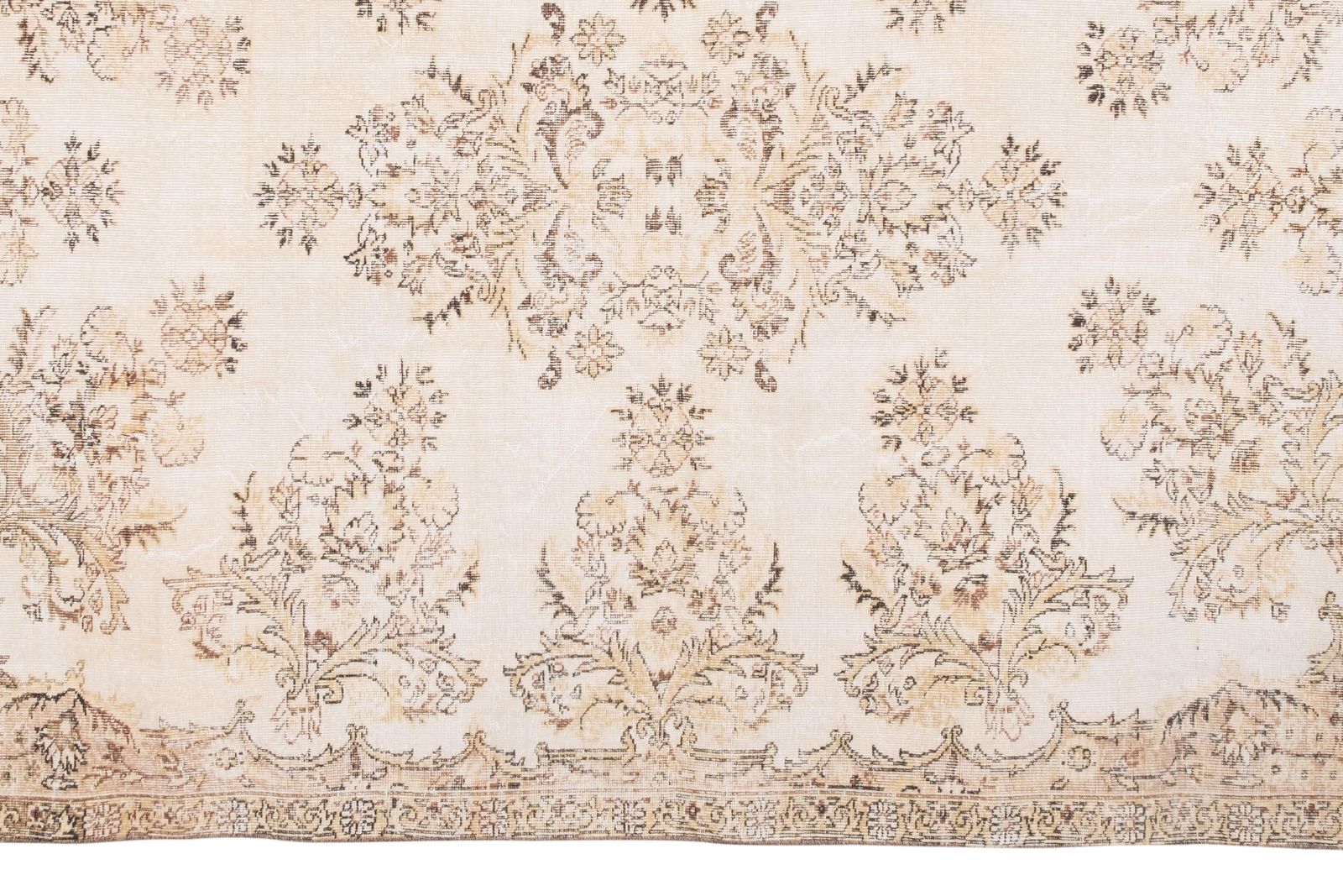 Oversize Turkish Oushak Rug With Soft Color 6'11" X 10'6" photo for sale