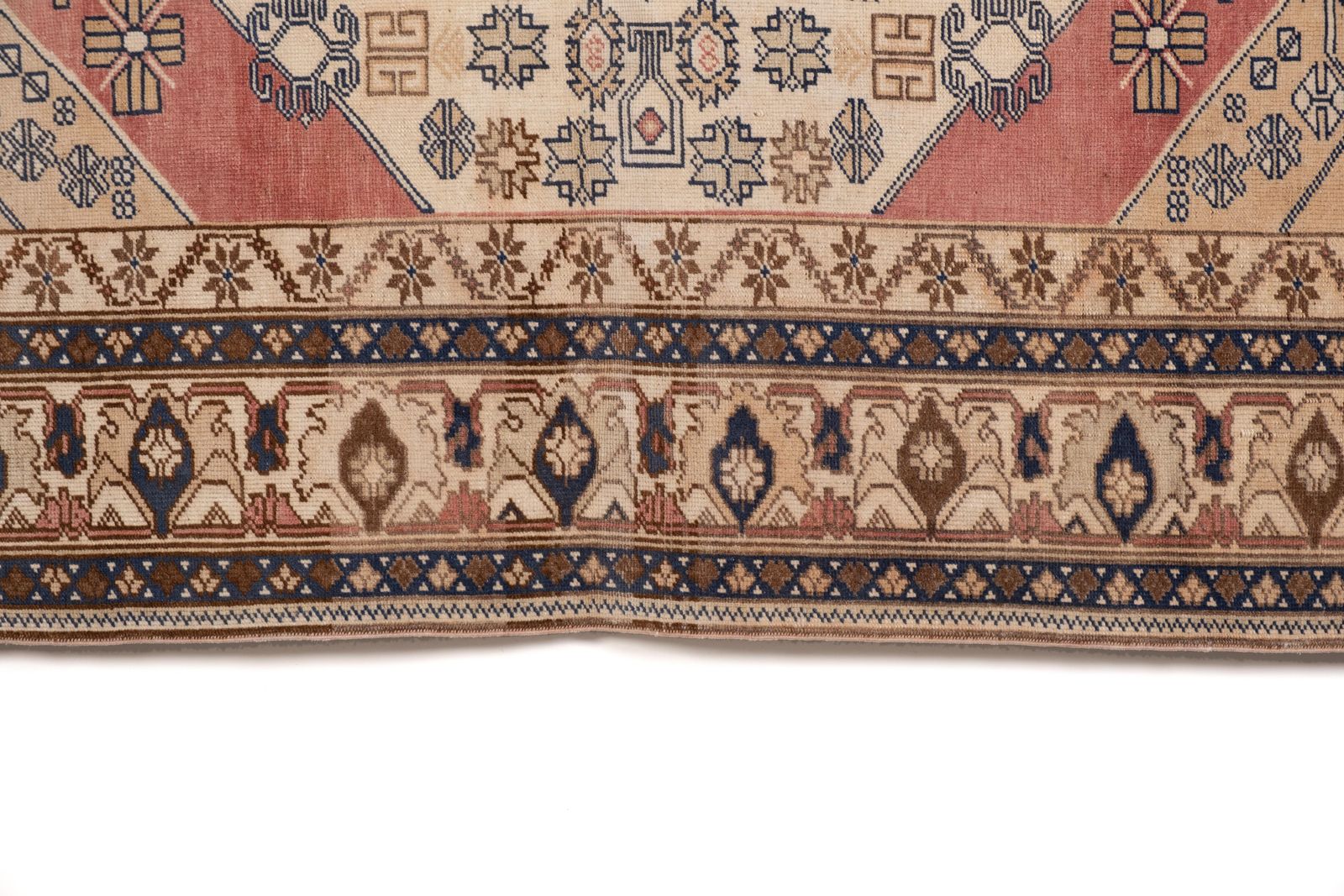 Antique Central Anatolian Turkish Karapinar Rug 6'8" X 10'10" photo for sale