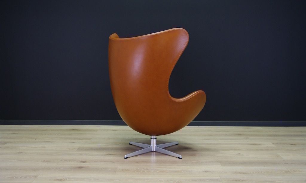 photo buy Arne Jacobsen The Egg Chair Elegance Leather Retro