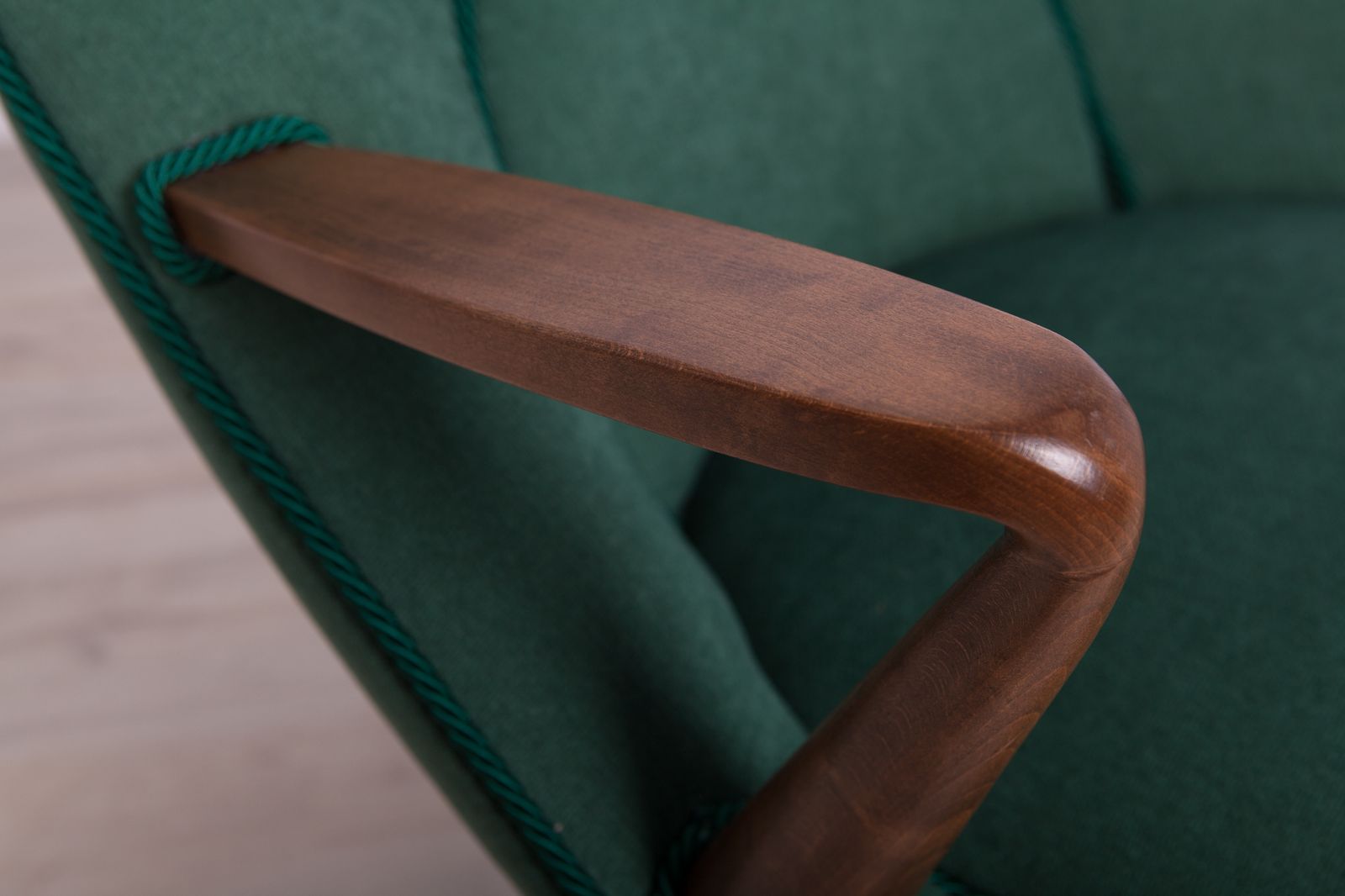 photo vintage Model 345 Armchairs By Janina Jędrychowicz & Konrad Racinowski For Poznan Furniture Factory, 1950s, Set Of 2