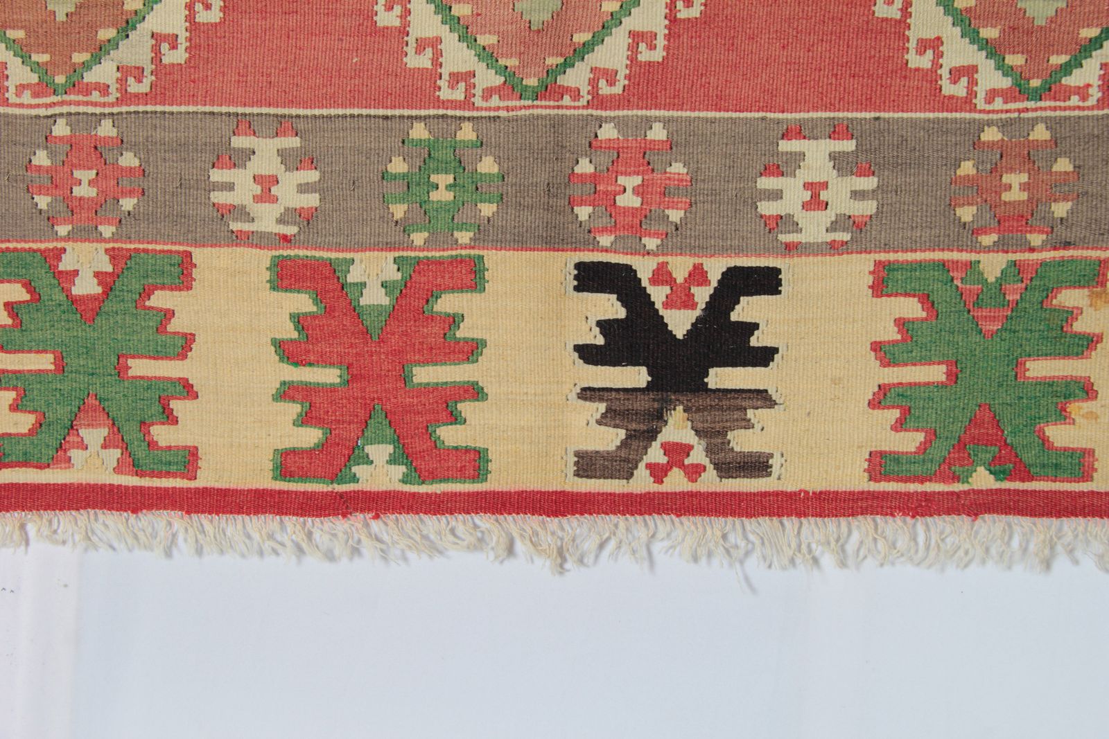 Antique Rugs, Turkish Kilim Rugs Uk, Geometric Kilims Carpet For Sale 203 X 294 Cm photo 3100.0