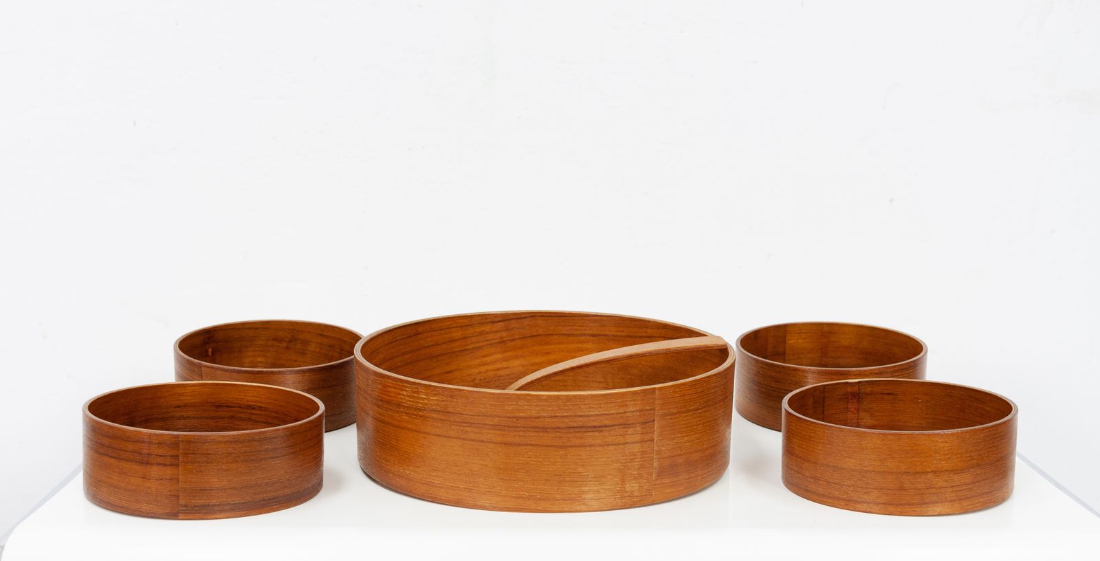 Vintage Teak Salad Serving Set photo 186.0